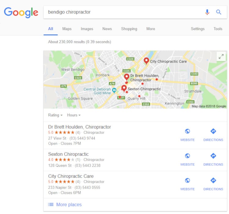 local-seo-bendigo-map-pack-GMB