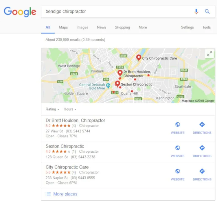 local-map-pack-GMB local-seo-bendigo-map-pack-GMB